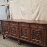 Vintage wood row