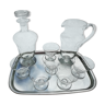 Service 6 cups with a matching carafe and pitcher