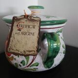 Table bin Certified handmade Italy Tuscany