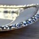 Elegant & Antique Small Tray Letters Louis XVI Style Rocaille Bronze Silver