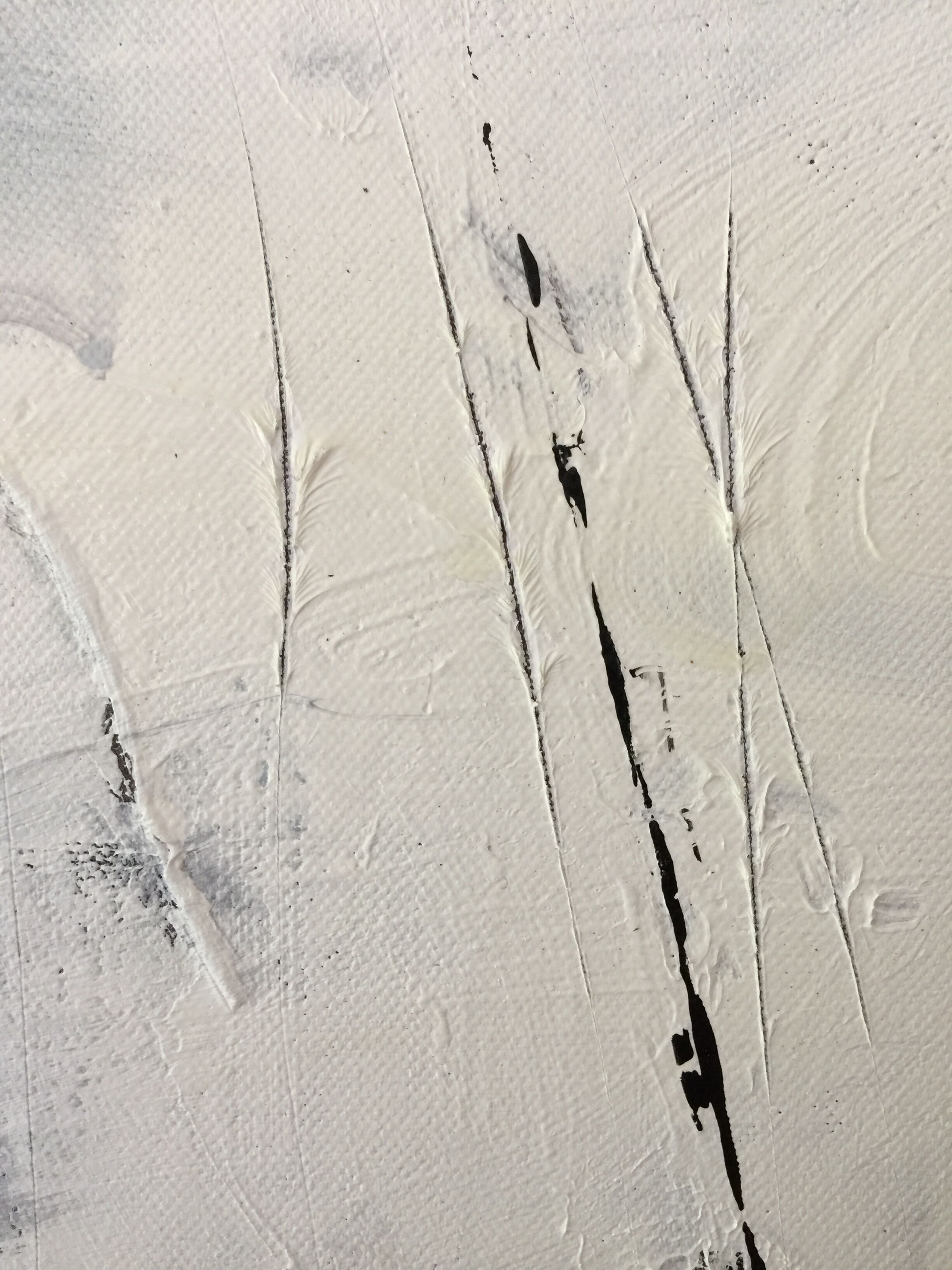 Acrylic paint on chassis