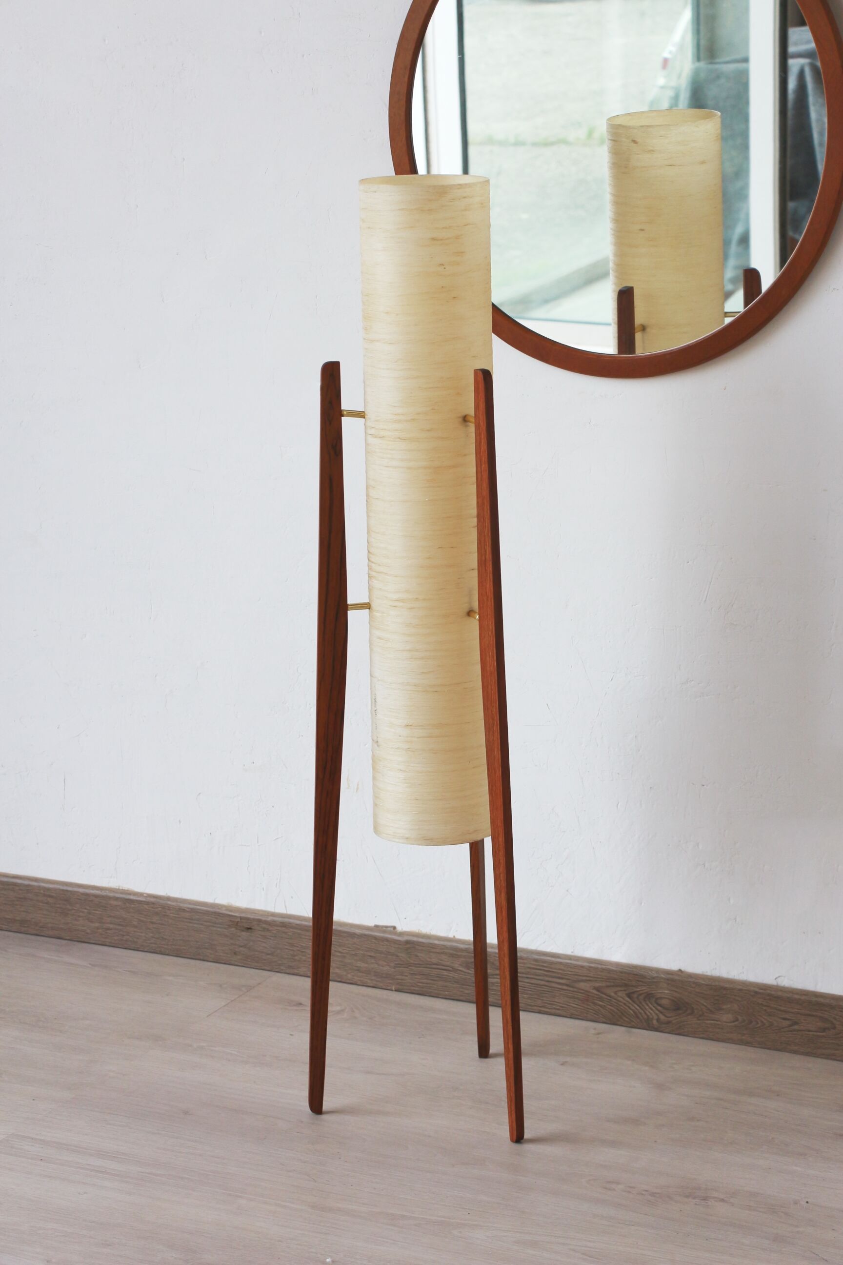 Rocket lamp - cream - 60's