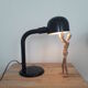 Vintage desk lamp-alda -sweden-typ 1+4a-black lacquered metal-1970