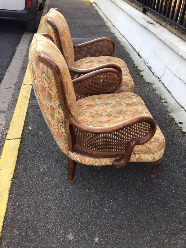 Paire de fauteuil chippendale