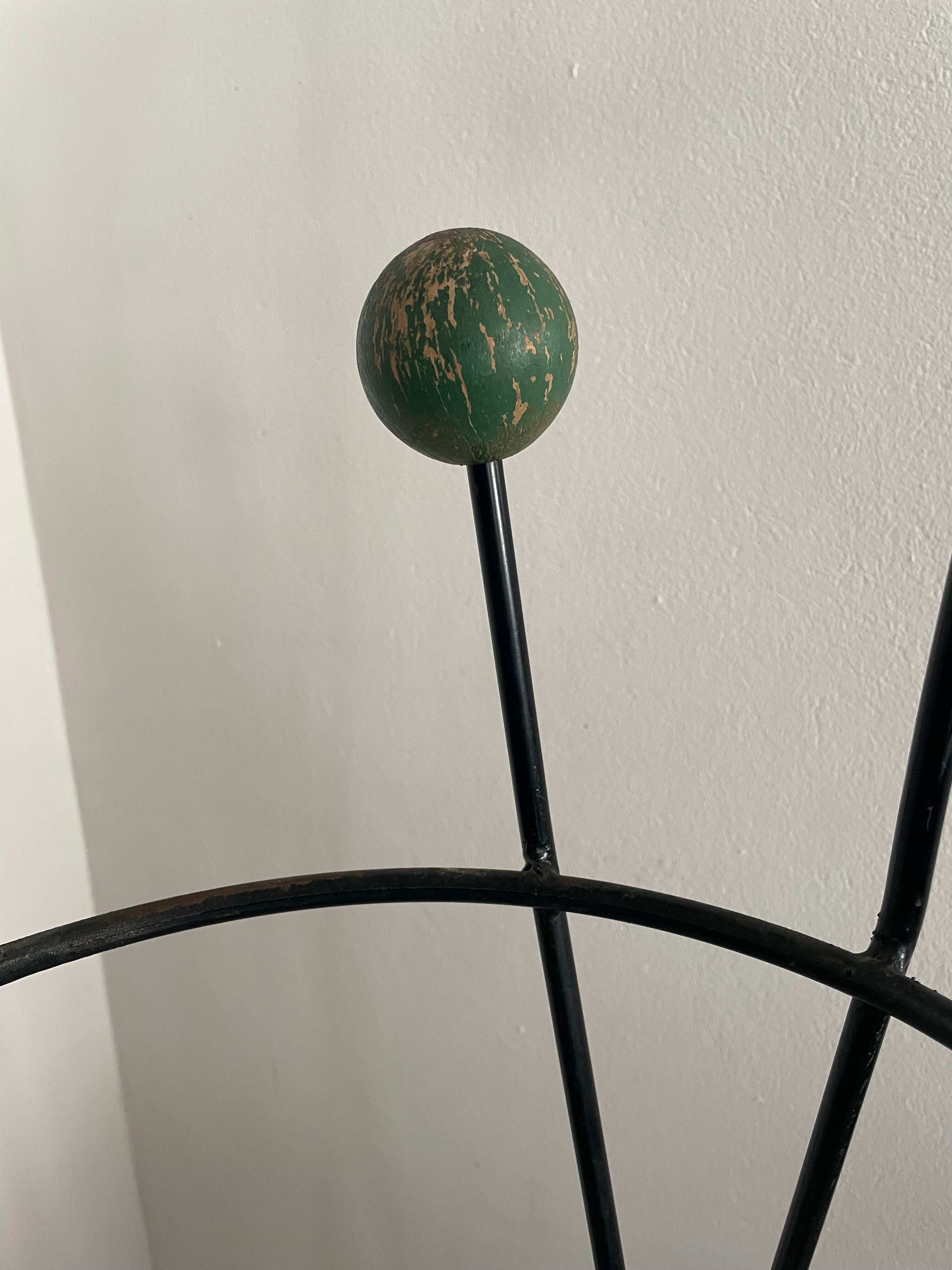 Coat rack floor key 1950