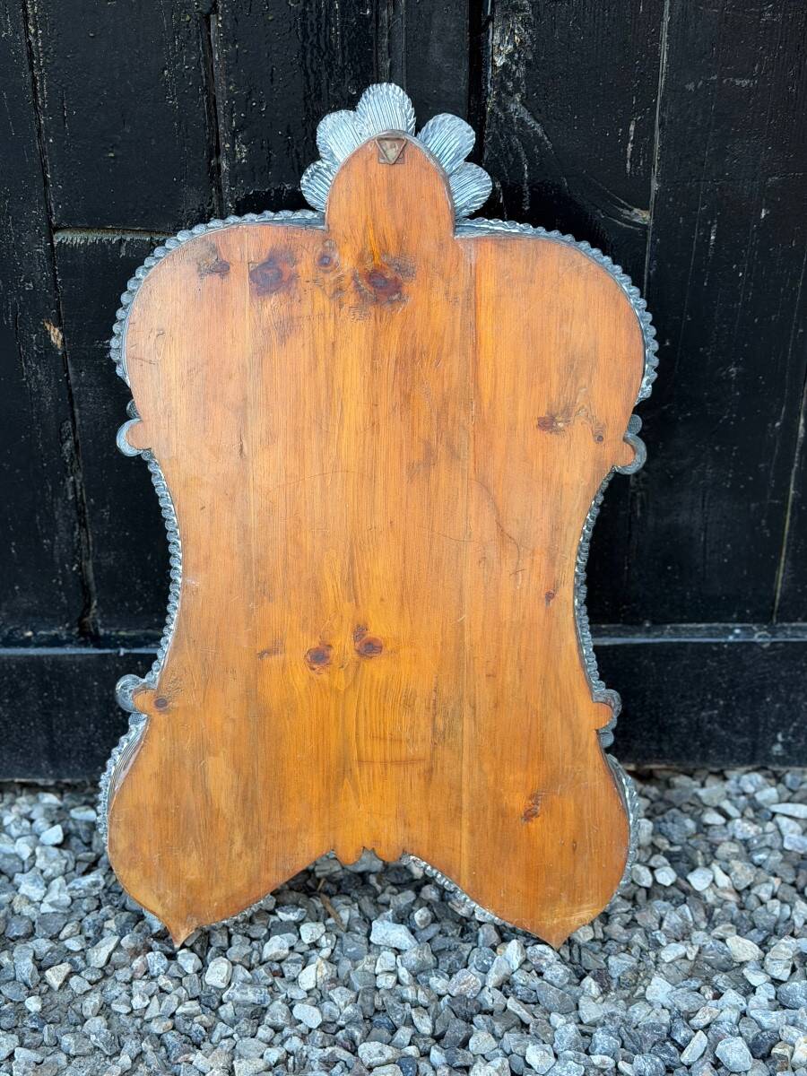 Venetian mirror made of Murano glass, circa 1950.