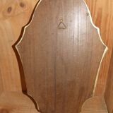 Old mirror frame in gilded wood 23x34cm