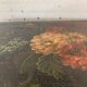 Box painted in half moon 20th century storage chest