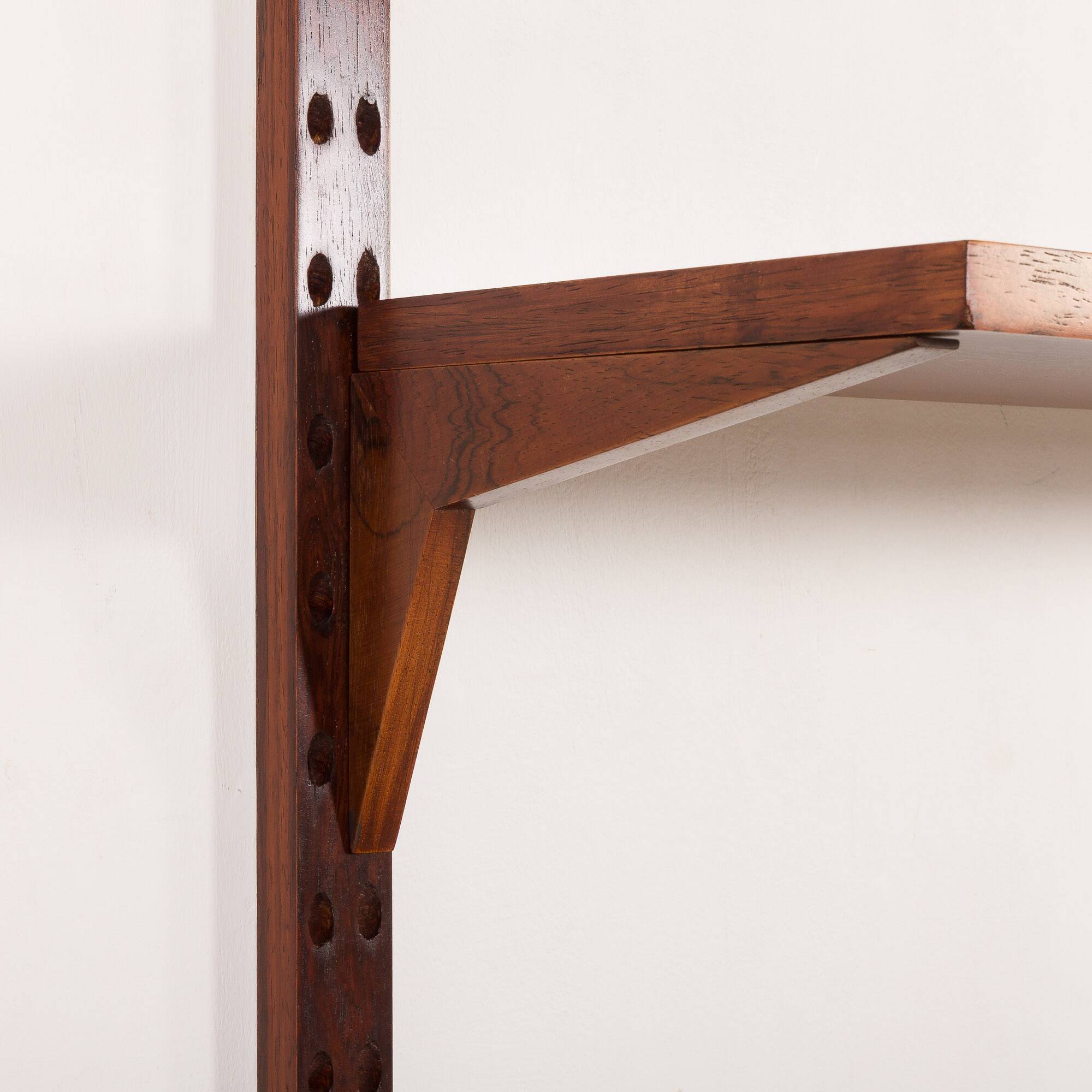 Poul Cadovius shelving wall unit with extendable  desk or a table for Cado,