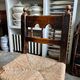 Low chair in wood and straw, Spanish folk art 17th-18th century no. 1