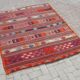 Turkish Kilim rug, vintage area rugs