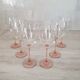 6 Verres à Eau ou Vin / verre à pied Rose par Luminarc