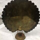 Vintage brass peacock 1960