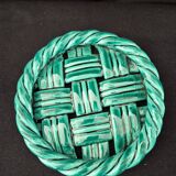 Varnished ceramic bottle coaster Vallauris (A107-2)