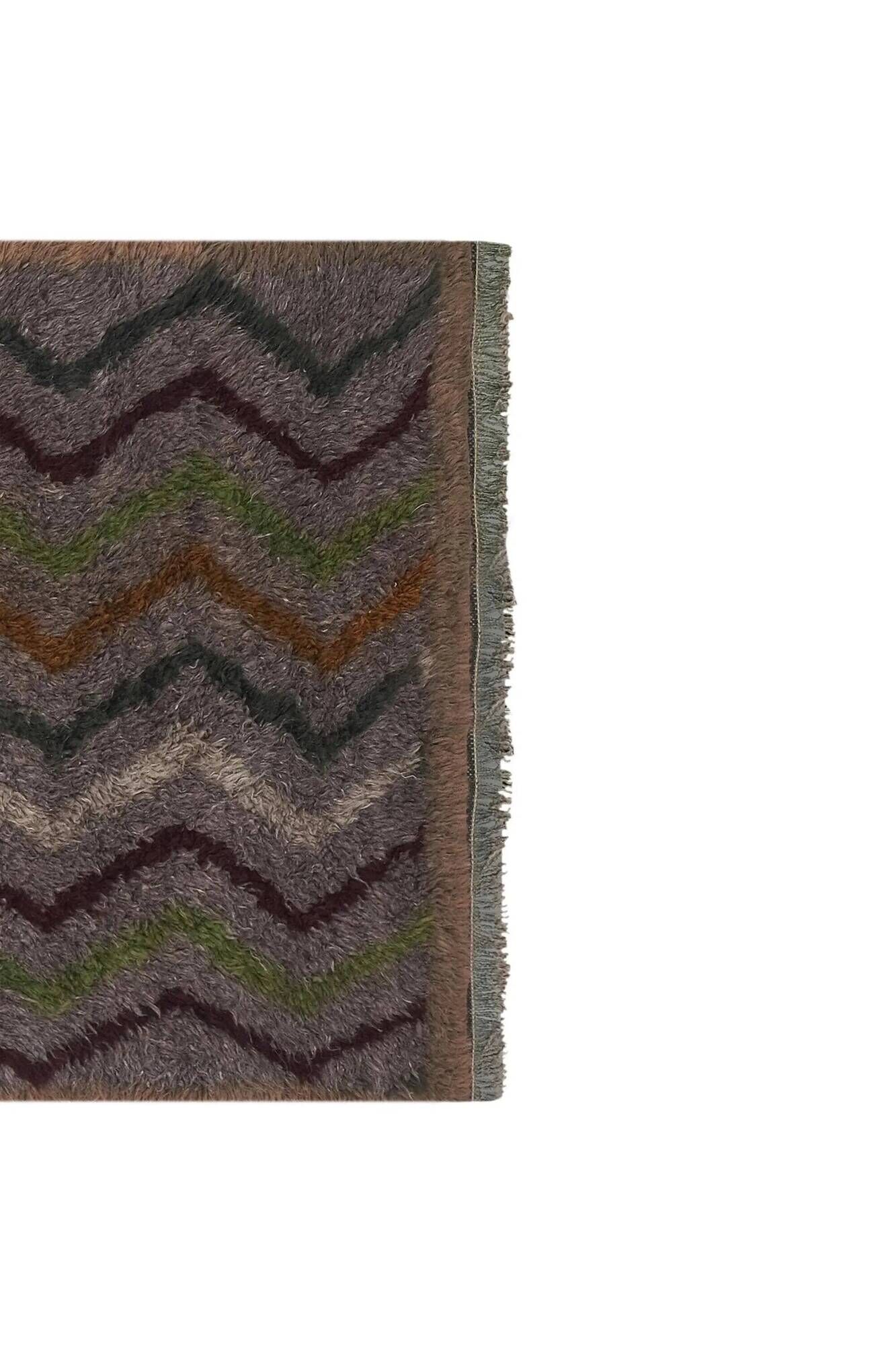 Vintage Turkish hallway rug 87x214 cm