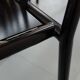 4 robert mallet-stevens black lacquered steel chairs, stamped rms ecart