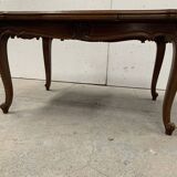 Louis XV style table in solid oak, 20th century