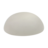 Plafonnier rond en verre blanc style opaline