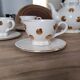 Tea Service WHAT'S VINCENT – White Porcelain & Gold Dots – 12 pieces