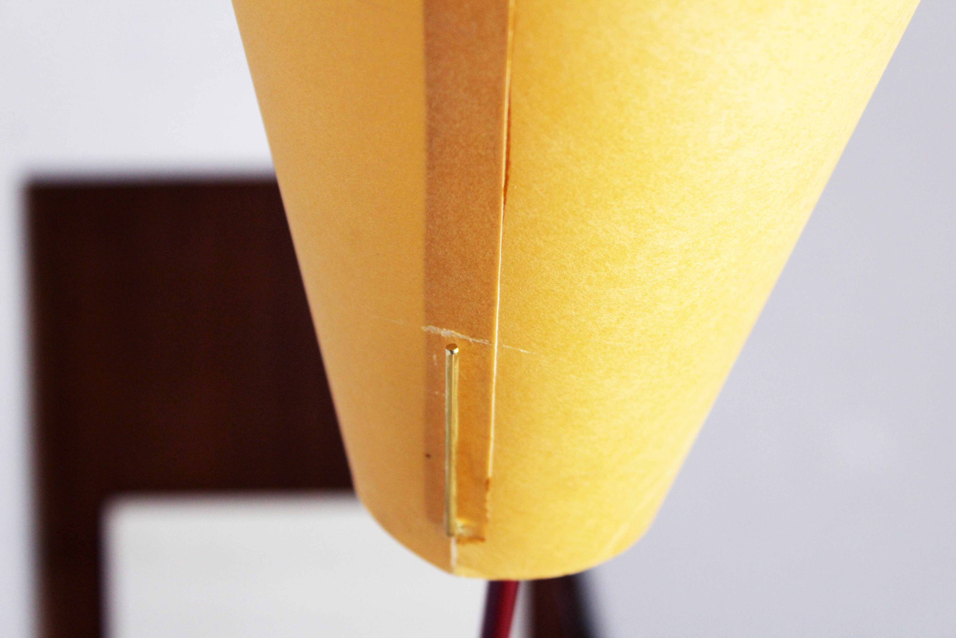 Modernist carbon floor lamp