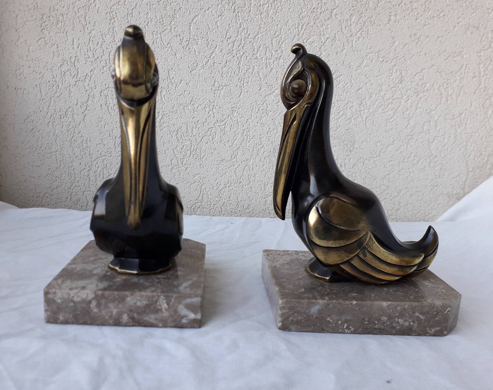 Pelican bookends Franjou