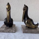 Pelican bookends Franjou