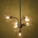 Sputnik chandelier of the 1970s by Massive Belgium