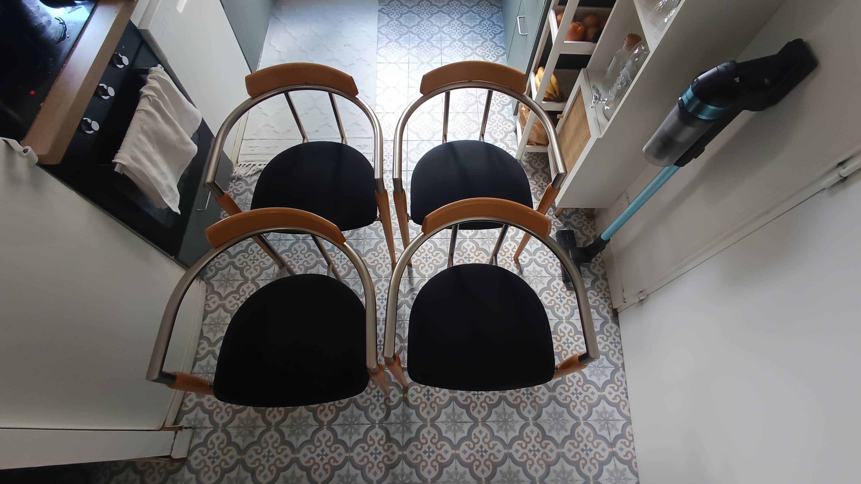 Chaises vintage Effezeta 80'S