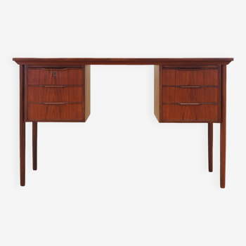 Teak desk, Danish design, 1970s, production: Denmark