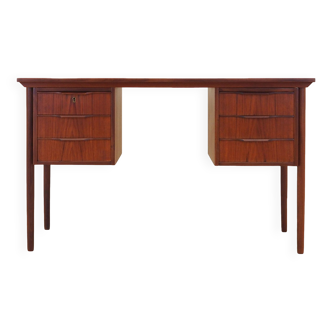 Teak desk, Danish design, 1970s, production: Denmark