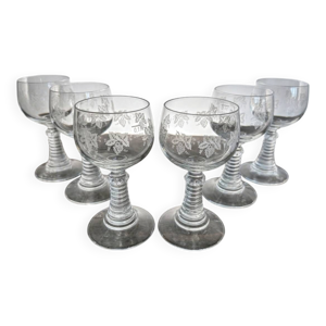 lot de 6 verres à vin