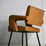 Armchair Jacques Adnet, style circa 1955