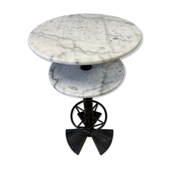 VERY NICE EAT STANDING HIGH TABLE IN CARRARA MARBLE