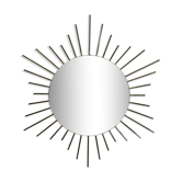 Golden metal sun mirror year 60