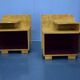 Ensemble de deux tables de chevet Art Déco Tchécoslovaquie, années 1939