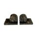 Pair of Portoro marble bookends