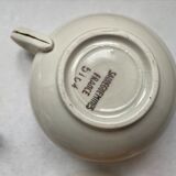 Sarreguemines earthenware coffee cups