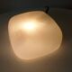 Vintage Italian ceiling light in opaline from the 1960s.