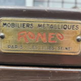 Drawer locker Ronéo industrial furniture around 1940