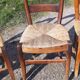 6 antique and mismatched mulched chairs