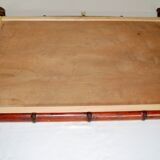 Wall mirror with faux bamboo frame - 84x62cm