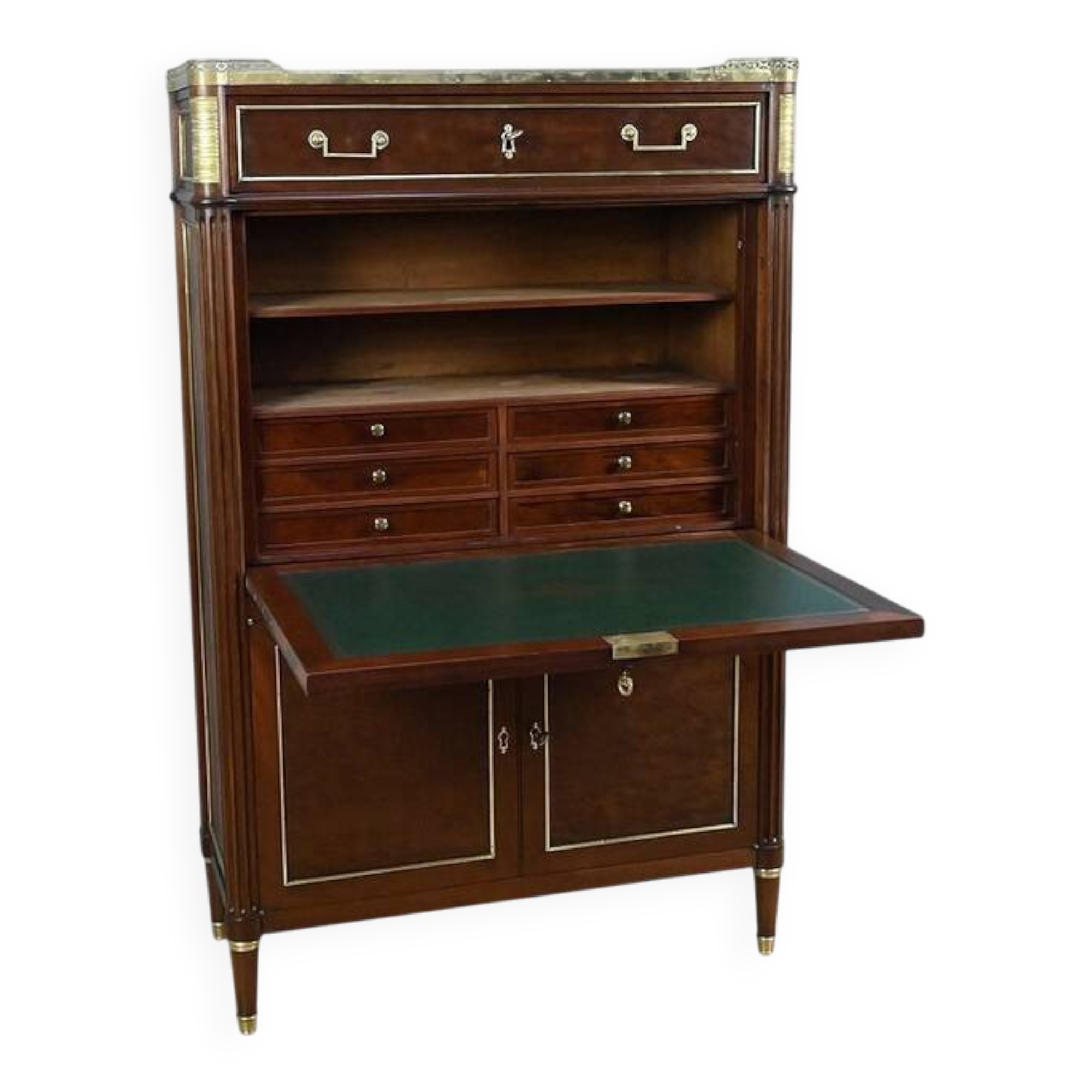 Mahogany secretary, Louis XVI period – late 18th century