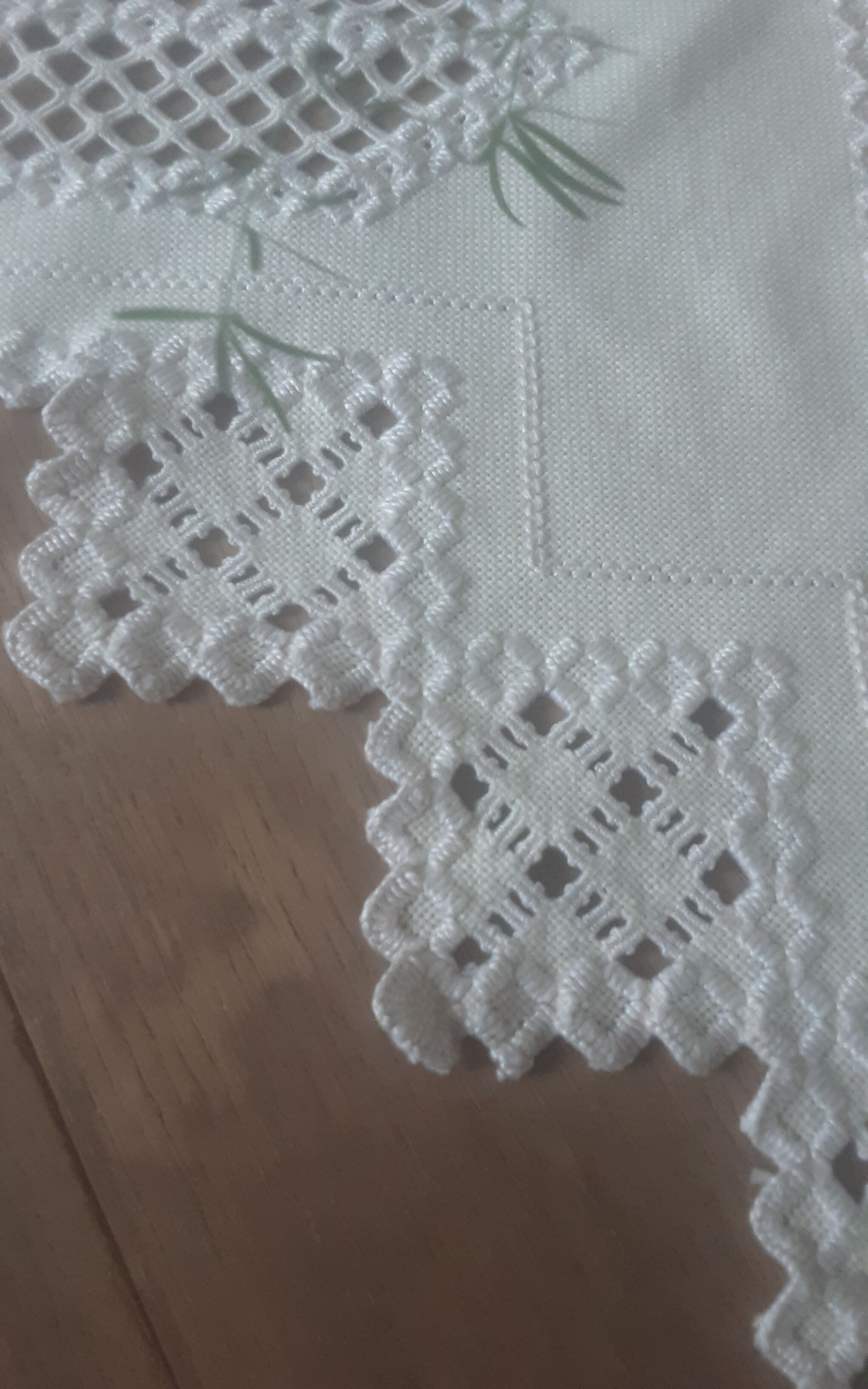 Thick old cotton placemat