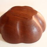 Large teak bowl, vintage from the 1970s