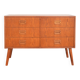 Mid-Century Danish Oak Chest of Drawers, 1960s.