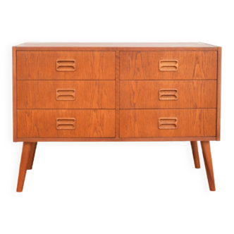 Mid-Century Danish Oak Chest of Drawers, 1960s.