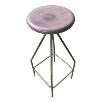 Tabouret haut assise Bakélite