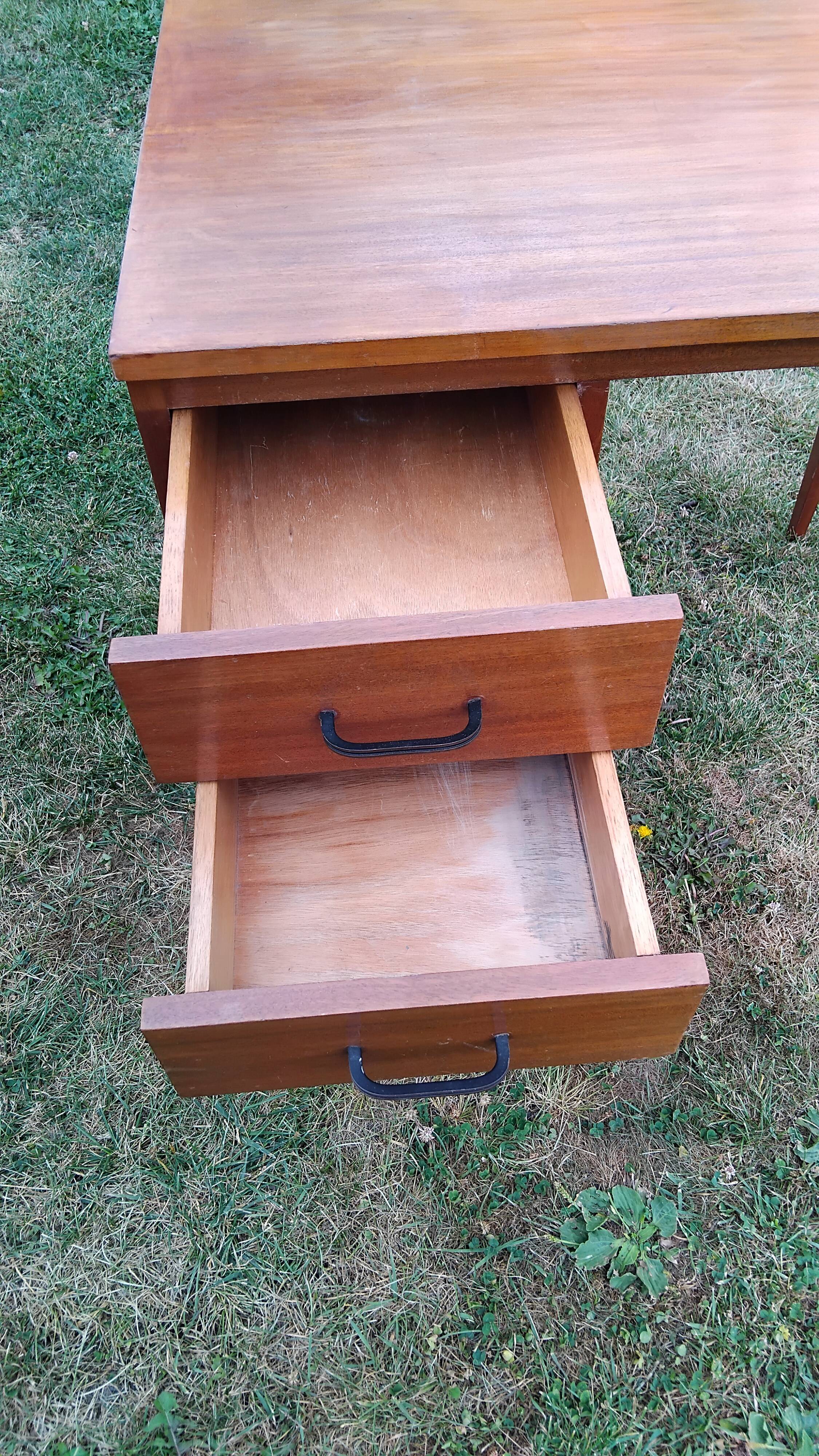 Bureau vintage scandinave teck année 60