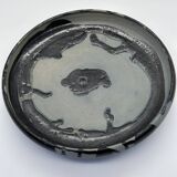 Modernist decorative plate, Sweden 1970s, signed