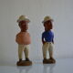 Couple de colons statuettes Africaines